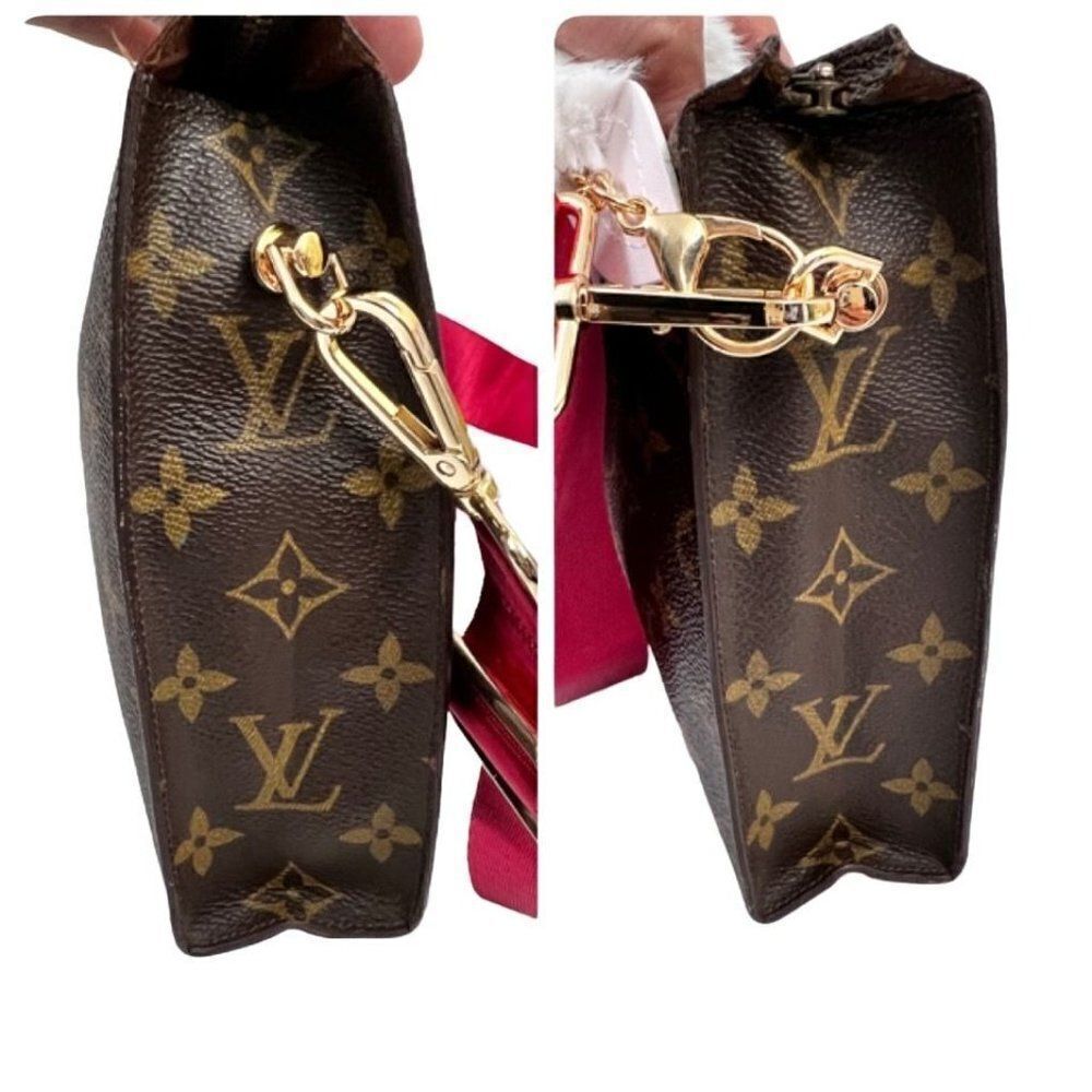 Louis Vuitton LV Cosmetic Pouch Bag Trousse Toilette 26 Browns Monogram - Picture 7 of 12